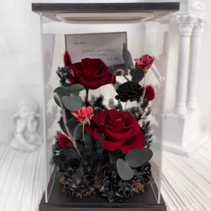 摯愛黑紅 · 永生花燈盒