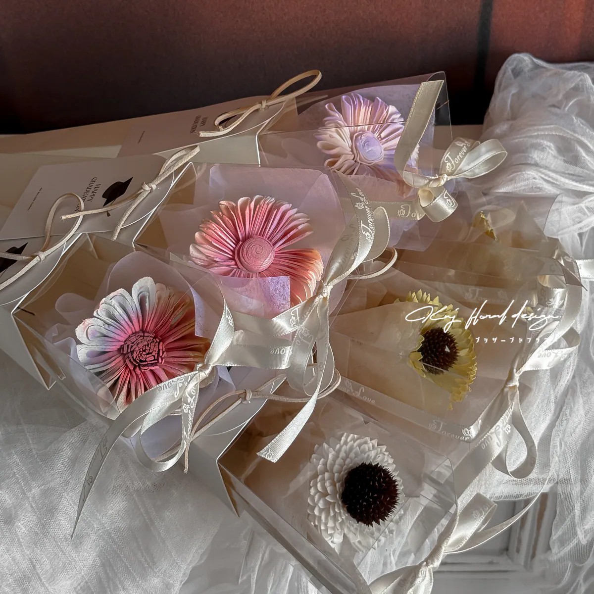 畢業太陽花手持花束 S號:圖片 3